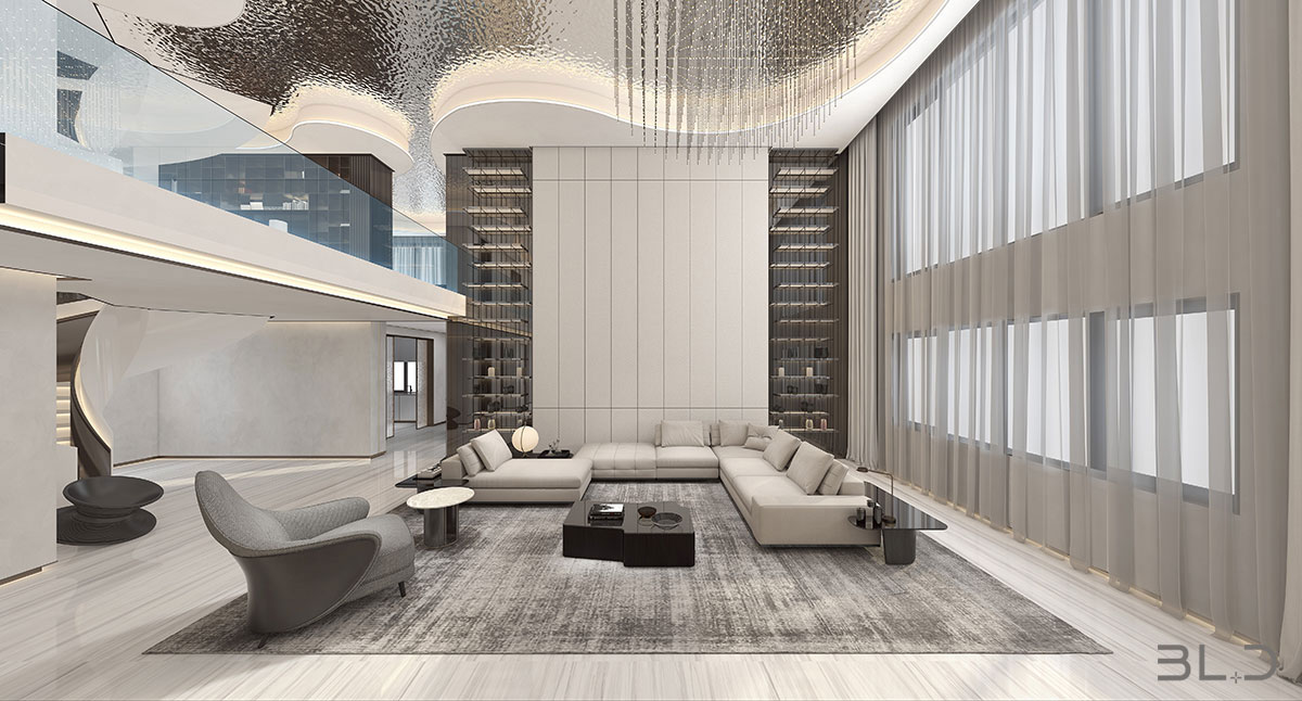 北京順義900㎡現(xiàn)代簡約的別墅室內(nèi)設(shè)計(jì)方案	「多圖」