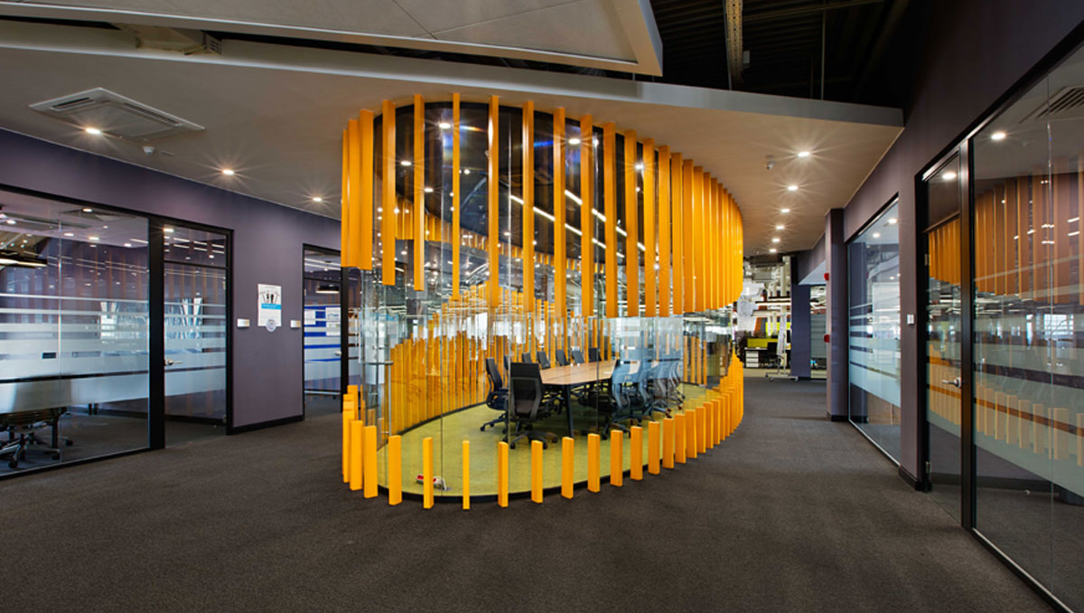 時尚辦公設計色彩說明