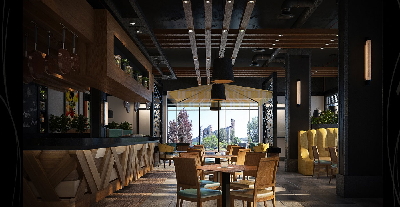 小咖啡館設(shè)計必須考慮人與環(huán)境的融洽