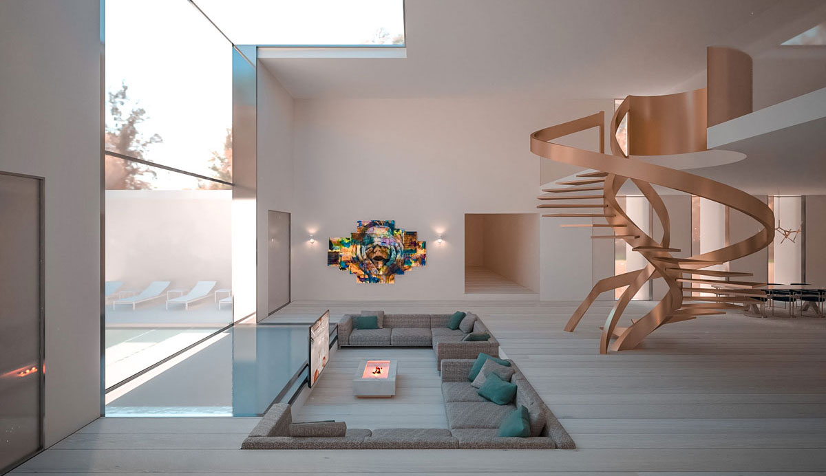 極簡主義別墅設計效果圖