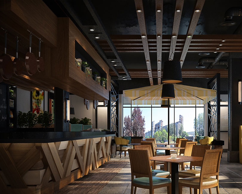 小咖啡館設(shè)計(jì)必須考慮人與環(huán)境的融洽