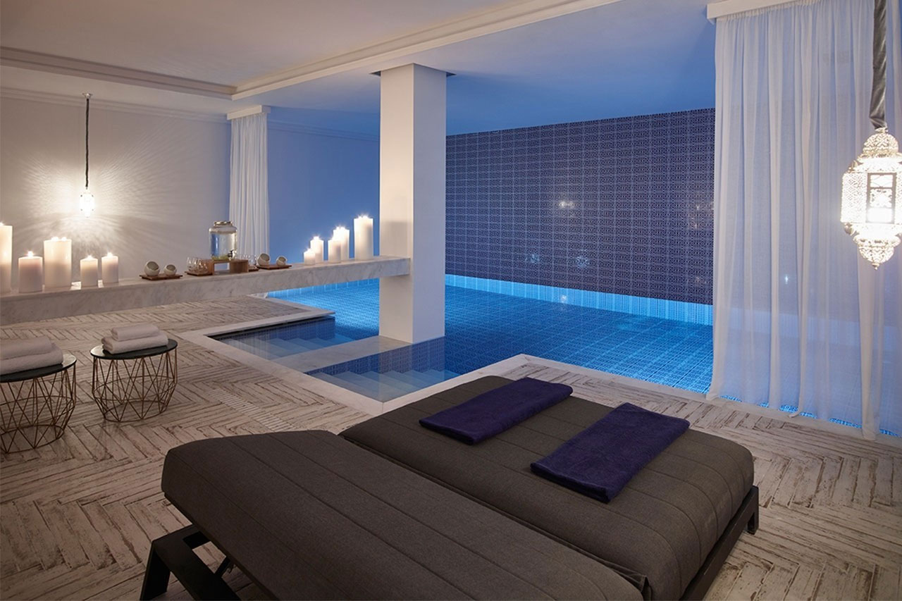 最大化利用空間、布局和設計完美的酒店水療中心第一印象