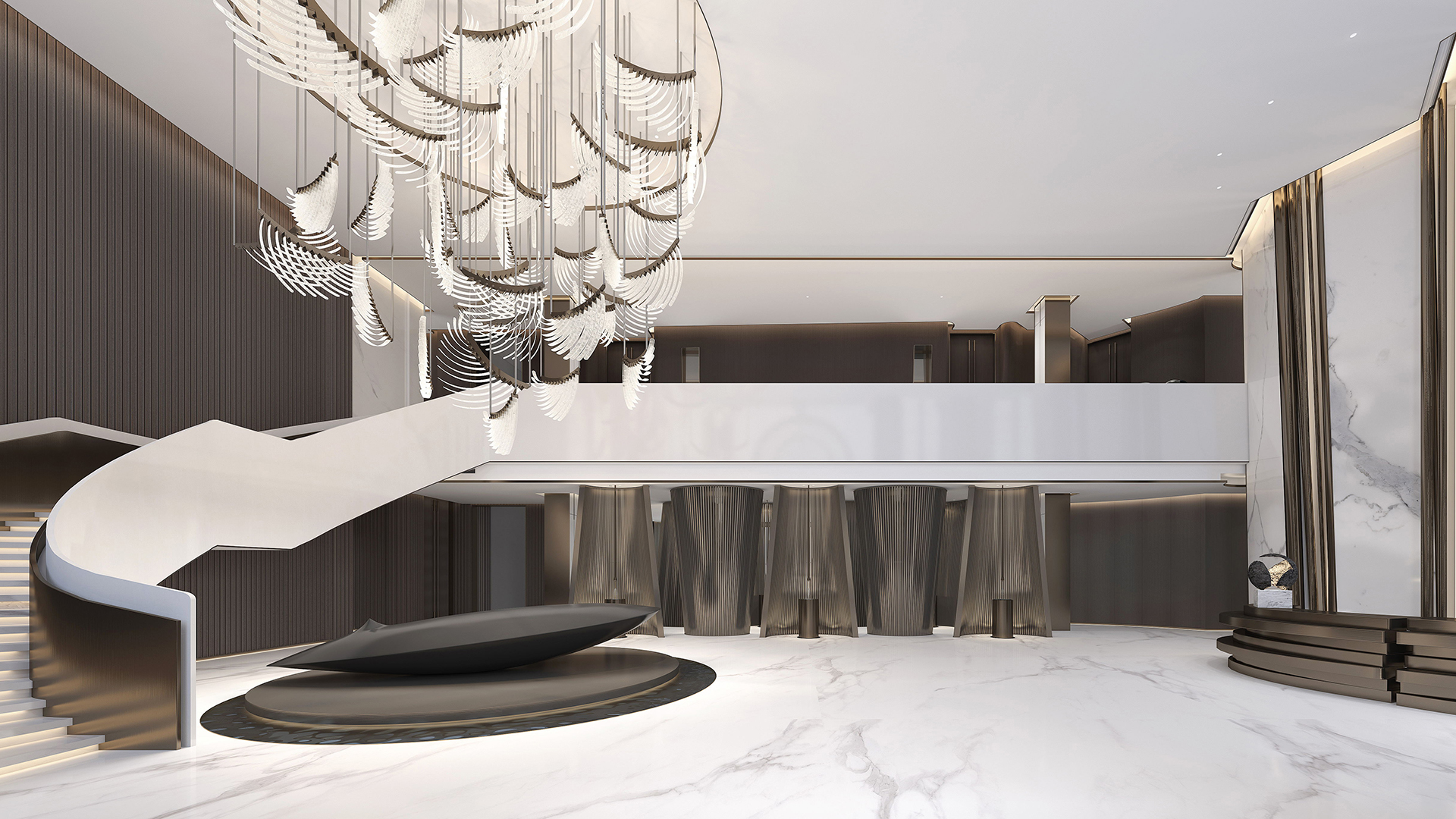 恒力·蘇州餐飲會所空間混搭設計方案「效果圖」