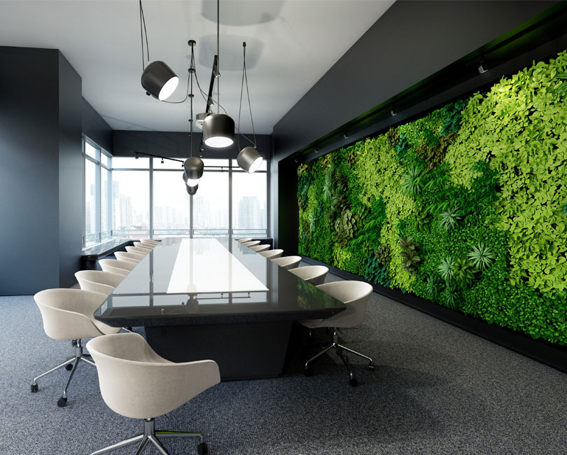 辦公室工作噪音的室內設計解決方案