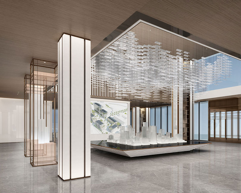 恒力-蘇州吳江售樓處室內設計效果圖